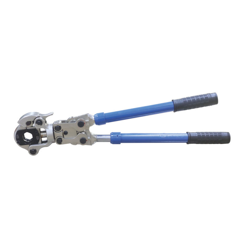 Ferramenta de crimpagem manual de 3,6 kg azul com braçadeira manual rotativa de 360 ​​graus molde V/H