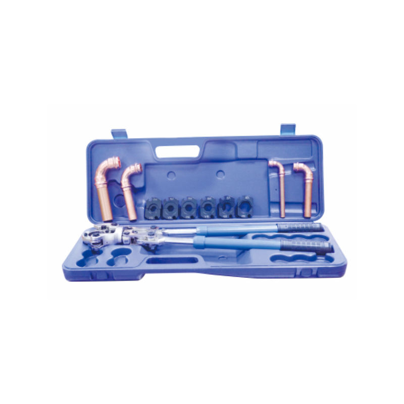 Ferramenta de crimpagem manual de 3,6 kg azul com braçadeira manual rotativa de 360 ​​graus molde V/H