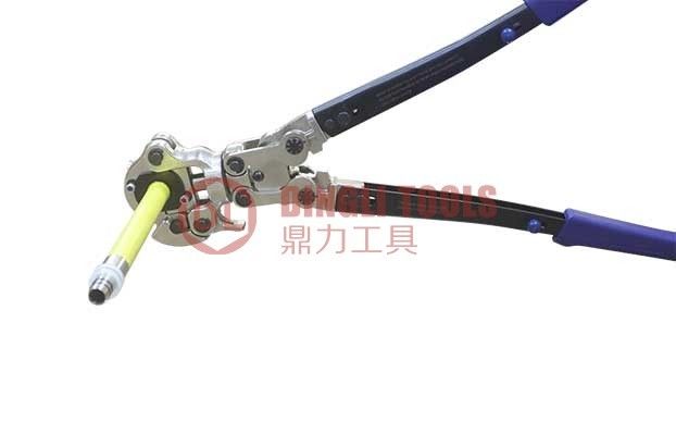 2,9kg DL-1432-B Ferramenta de crimpagem manual 14mm 16mm 20mm com cabeça rotativa