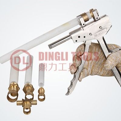 Ferramenta de pressão de tubo axial personalizada DL-1225 Conjunto de ferramenta portátil para encaixes de tubo S5