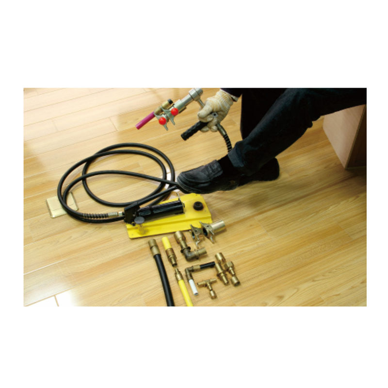 Ferramenta de pressão hidráulica de pedal DL-1232-5 deslizante para conectar ferramentas de instalação de tubos